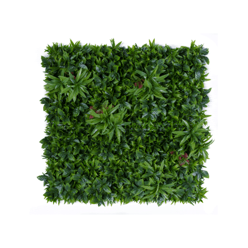 TreeO ต้นไม้เทียมติดผนัง 100×100×5 ซม.  รุ่น MZ189009D  สีเขียว