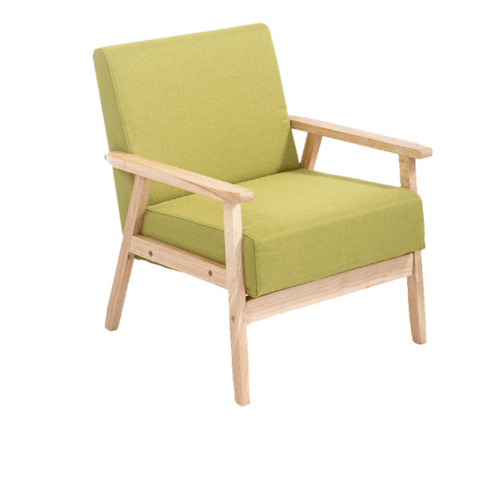 Divano โซฟาผ้า 1ที่นั่ง 65X65X71CM MH001 สีเขียว