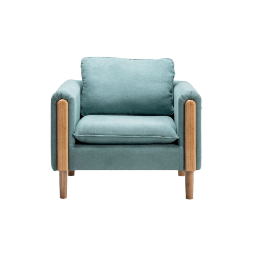 Divano โซฟาผ้า 1 ที่นั่ง ขนาด 76X83X75CM M8818 สีเขียว