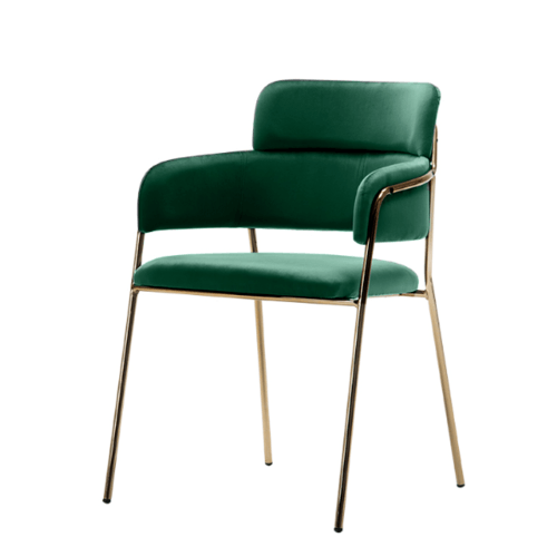 Pulito เก้าอี้ 46×56×81cm รุ่น SQ017 สีเขียว