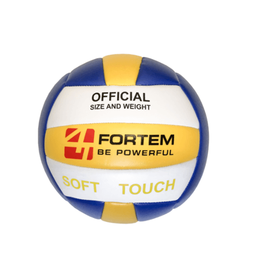 4TEM ลูกวอลเลย์บอลPVC เบอร์ 5
รุ่น GY-184 ขนาด Φ20.5 ซม. สีเหลือง-น้ำเงินแถมเข็มก๊าซ