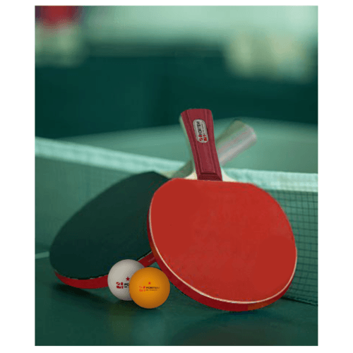 4TEM ลูกปิงปอง  1 ดาว รุ่น SG-9283 เส้นผ่าศูนย์กลาง 4 ซม. (6 ลูก/แพ็ค). สีขาว-ส้ม