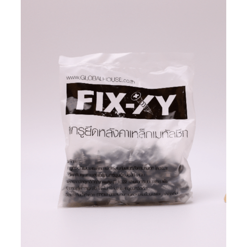 FIX-XY สกรูยิงเมทัลชีท ขนาด #10-11 ยาว 20มม. บรรจุ 100ตัว/ถุง สีเงิน