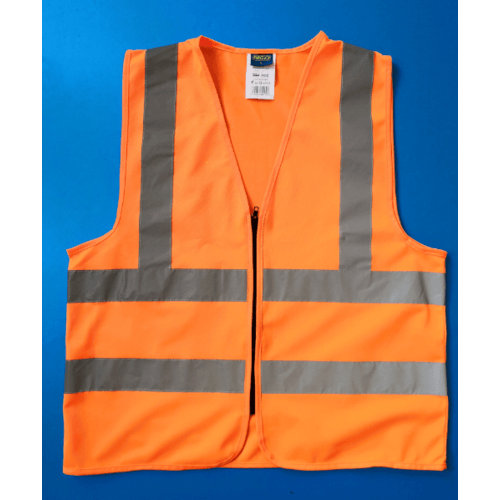 Protx เสื้อจราจรสะท้อนแสง ขนาด L Z0007-J2L สีส้ม