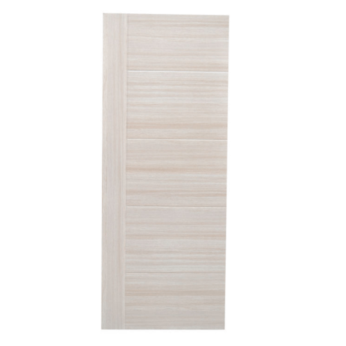 HOLZTUR ประตูปิดผิวเมลามีน เซาะร่อง MD009 80cm.x200cm. White oak