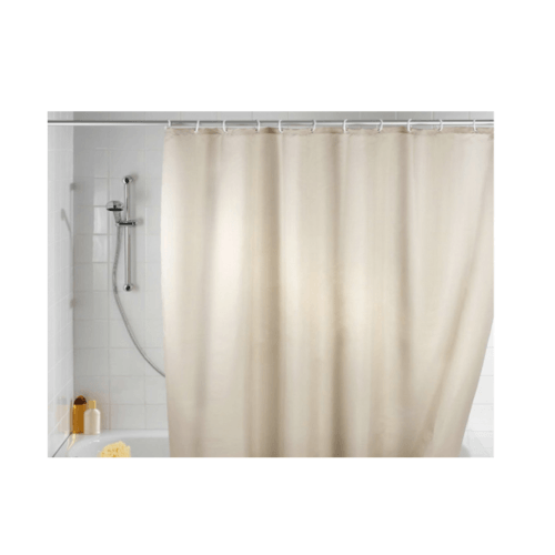 Primo ม่านห้องน้ำโพลีเอสเตอร์ รุ่น DDF010-IV ขนาด 180x180 ซม. สีเบจ