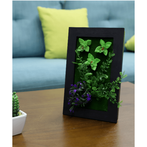 ต้นไม้เทียมติดผนัง ZXJL-014 ขนาด 15x24x7 ซม.