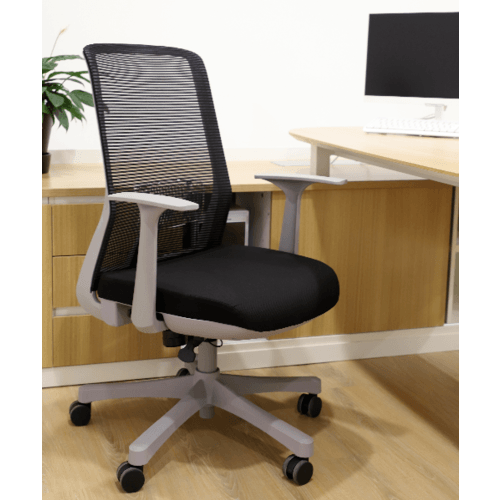 LUXUS เก้าอี้สำนักงาน   KLS006-GY สีดำ