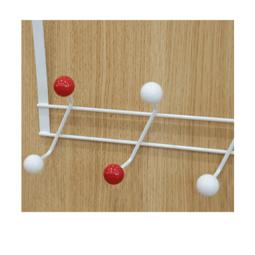 Iris ขอแขวนผ้าสแตนเลส 4 ขอ รุ่น GZC044   สีขาว