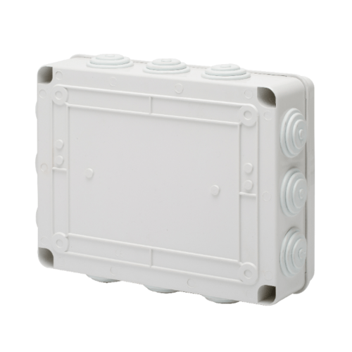 V.E.G. กล่องกันน้ำพลาสติก รุ่น HTS-10 255x255x80mm. สีขาว