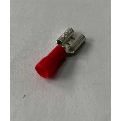V.E.G หัวเสียบตัวเมีย(แบบแบนหุ้ม) V1.5-7A สีแดง