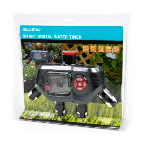 Aquarstar เครื่องตั้งเวลารดน้ำระบบดิจิตอล 4ทาง รุ่น 25577