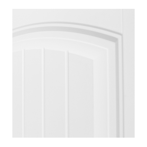 ประตู HDF บานทึบ 2ฟักทำร่อง HDF-S04 80x200ซม. สีขาว HOLZTUR
