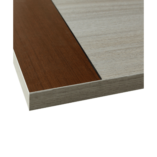 HOLZTUR ประตูเมลามีน เซาะร่องดำ MD-MD24 80x200ซม. สีเทา-น้ำตาล