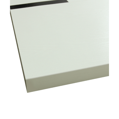 HOLZTUR ประตูเมลามีน เซาะร่อง MD-MD30 80x200ซม. สีสักทอง-ขาว-ดำ