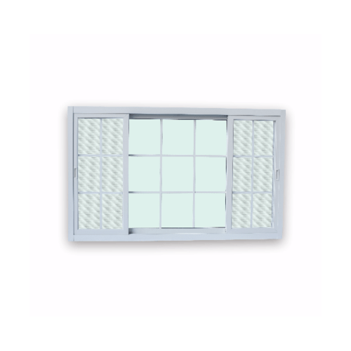 WELLINGTAN បង្អួចរុញអាលុយមីញ៉ូម SFS G-WG1811-3P 180x110cm. ពណ៌ស