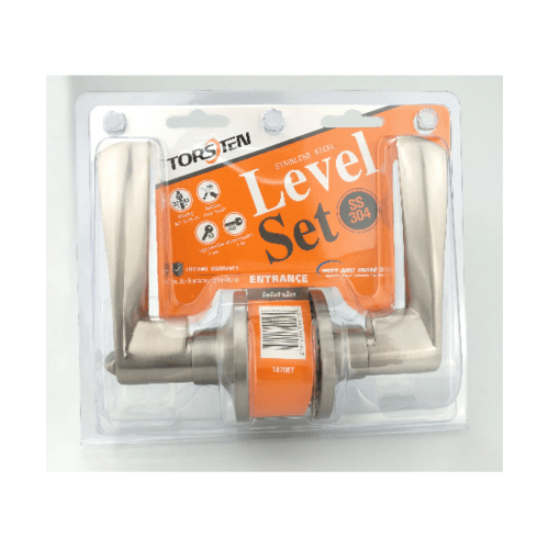 มือจับก้านโยกสแตนเลส 304 รุ่น 1870ET-SN สีซาติน TORSTEN