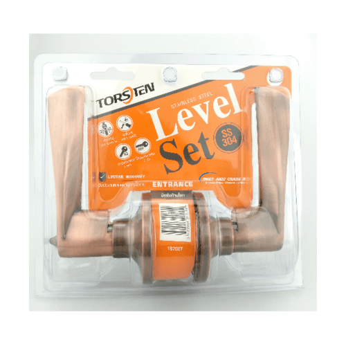 TOSTEN มือจับก้านโยกสเตนเลส 304 1870ET-AC สีทองแดงโบราณ