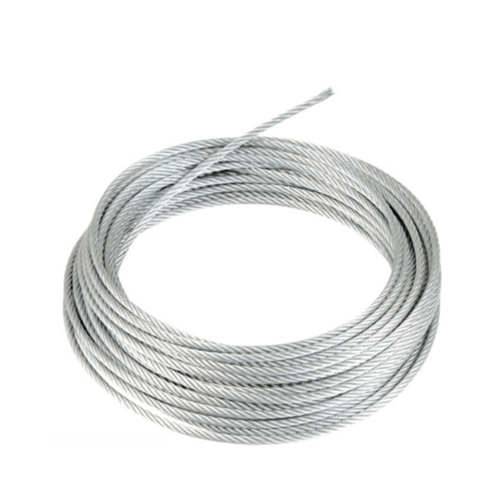 ខ្សែពួរលួសអ៊ីណុក  PVC ទំហំ 3.0 មីលីម៉ែត  7x7 វែង 100 ម៉ែត្រ
