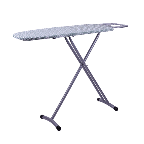 LUXUS โต๊ะรีดผ้ายืนรีด ขนาด 30x91x86ซม. SKR005 สีขาว