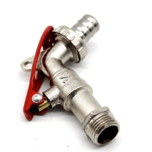 VERO ก๊อกน้ำสนามด้ามแดงมีล็อค 1/2