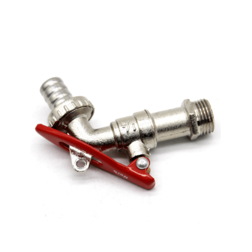 VERO ก๊อกน้ำสนามด้ามแดงมีล็อค 1/2