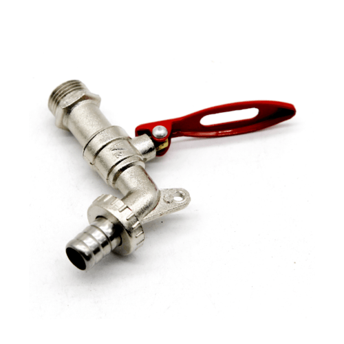 VERO ก๊อกน้ำสนามด้ามแดงมีล็อค 1/2