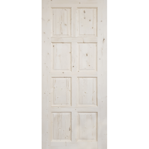 GREAT WOOD ประตูไม้ไวท์วู๊ด บานทึบ 8ฟัก ขนาด 80x200cm. DPWD8020-8