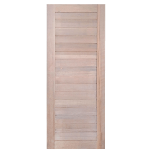 GREAT WOOD ประตูไม้แดง บานทึบทำร่อง ขนาด 80x200ซม. MYS-H