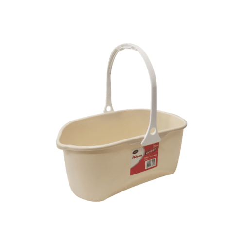 ICLEAN ถังทำความสะอาดผ้าม็อป ขนาด 24.5x46x18.5ซม.รุ่น UN9001 สีเบจ