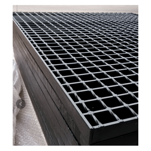 ปืนใหญ่ ตะแกรงรางน้ำพ่นสี ขนาด 25x100x2.5ซม.หนา 3มม. สีดำ