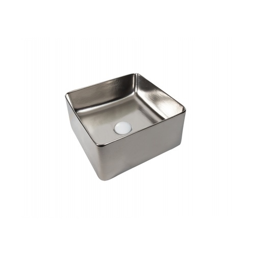 Verno อ่างล้างหน้าวางบนเคาน์เตอร์ก๊อกนอกอ่าง **ไม่รวมก๊อกน้ำ** รุ่น คราวซิลเวอร์ VN-1031-SL สีเงิน