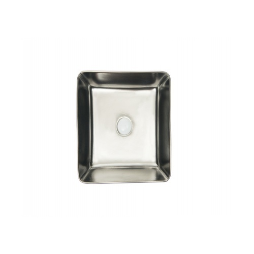 Verno อ่างล้างหน้าวางบนเคาน์เตอร์ก๊อกนอกอ่าง **ไม่รวมก๊อกน้ำ** รุ่น คราวซิลเวอร์ VN-1031-SL สีเงิน