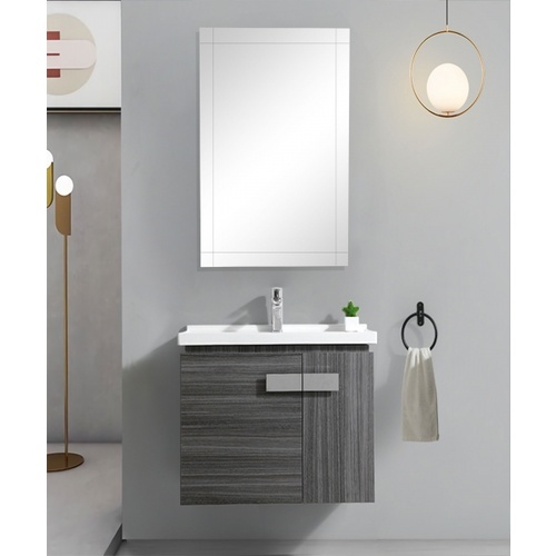 Nice กระจกเงาไม่มีกรอบ ทรงเหลี่ยม รุ่น PQS-XS6080G  ขนาด 60x80 ซม.