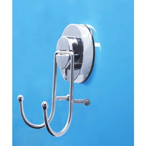 Iris ขอแขวนผ้าสแตนเลสคู่ติดผนังแบบสูญญากาศ รุ่น ZXYC013 ขนาด 3 x 9 x 12 ซม. สีโครเมี่ยม