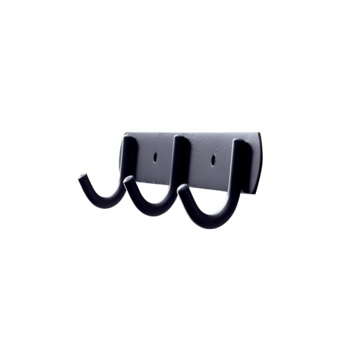 IRIS ขอแขวนสเตนเลส 3 ขอ รุ่น slim PQS-7L03 สีดำแมท