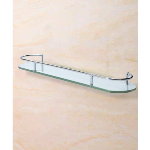 Verno ชั้นวางกระจกขอบสแตนเลส 304 รุ่น PQS-9088-50-A ขนาด 40x11.5x4 ซม.