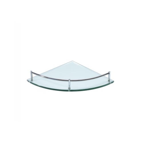 Verno ชั้นวางกระจกเข้ามุมขอบสแตนเลส 304 รุ่น PQS-8801-A ขนาด 33x23.5x4.5 ซม.