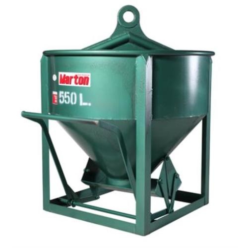 MARTON พ๊อกเก็ตหิ้วปูน 550 ลิตร เทตรง PC3-0-AAA0500 สีเขียว
