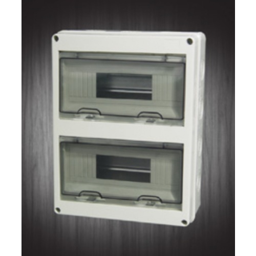 VEG ตู้กันน้ำพลาสติก ฝาใส ขนาด 675x655x108 mm. HT-24WAYS