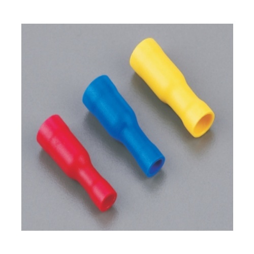 V.E.G หางปลาหัวเสียบตัวเมีย(แบบกลมหุ้ม) F 1.5A สีแดง