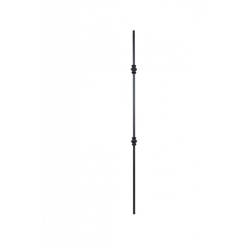 - เหล็กดัดพร้อมลูกกลม 3ชั้น ขนาด 12.7x12.7mm. GB005