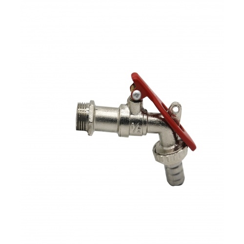 VERO ก๊อกน้ำสนามด้ามแดงมีล็อค 1/2