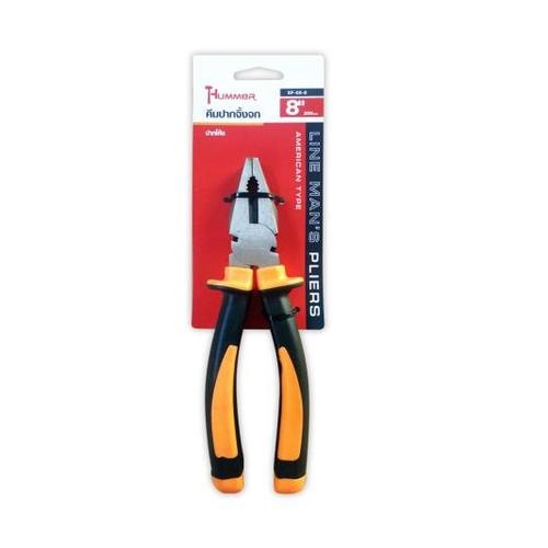 HUMMER คีมปากจิ้งจก ปากโค้ง รุ่น XF-05 8นิ้ว