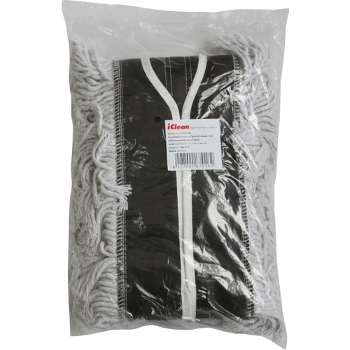 ICLEAN อะไหล่ผ้าม็อปดันฝุ่น 48 นิ้ว ขนาด 27x138x2 ซม. รุ่น M-3060-48R สีขาว