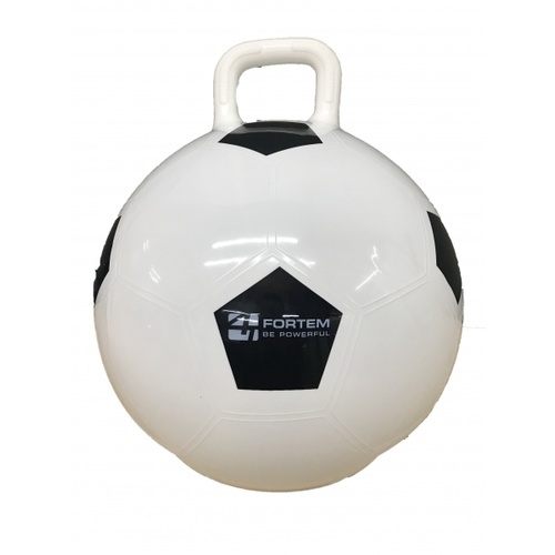 FORTEM ลูกบอลมีหูจับ 45 ซม.ARK-HPB-3#45FB ลายฟุตบอล  เหมาะสำหรับเด็ก 4 ขวบขึ้นไป