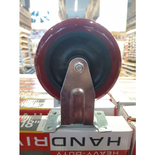 KAMPER ลูกล้อโพลียูรีเทน (PU) แป้นตาย รุ่น 3042-125 5 นิ้ว