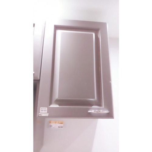 MJ ទូព្យួតែមួយមានទ្វារបិទជិតត្រង់W604-W/G ពណ៌ស-ប្រផេះ 