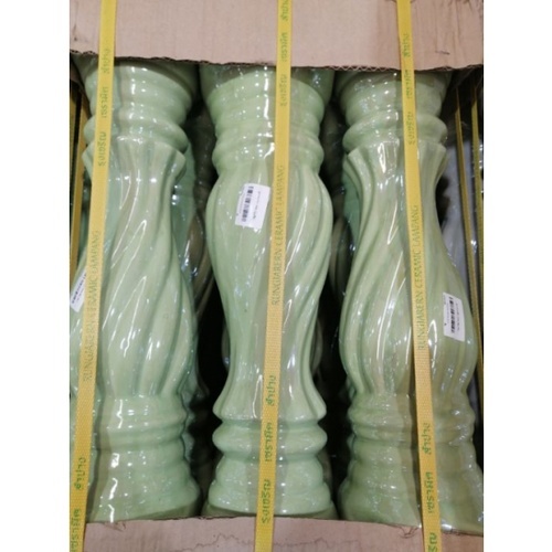 - ลูกกรงเกลียว 50ซม.สีมุกเขียว สีเขียว