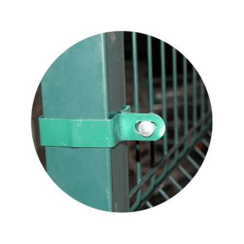 ปืนใหญ่ เสารั้วสำเร็จชุบ PVC  ขนาด 60x60 มม. สูง 2.05 เมตร